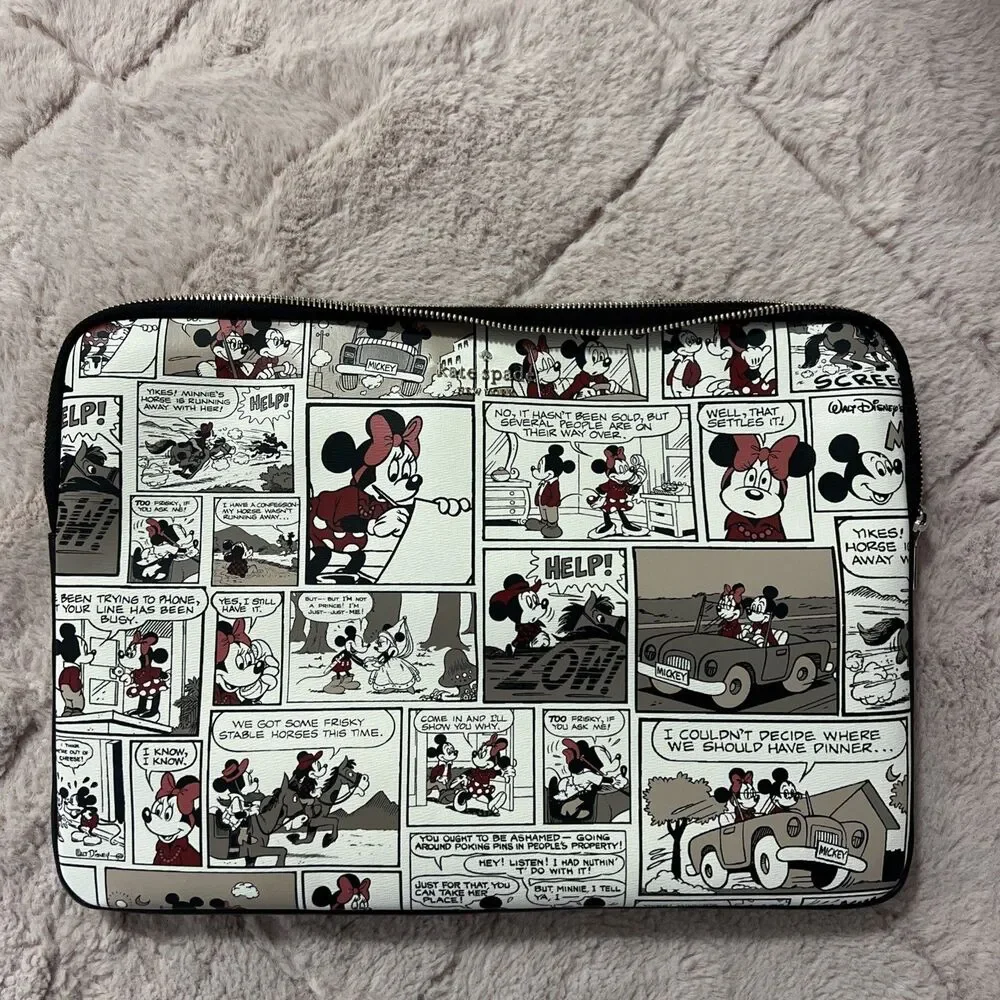 Kate Spade x Disney Minnie Mouse Comic Strip Universal 15 Inch Laptop Sleeve